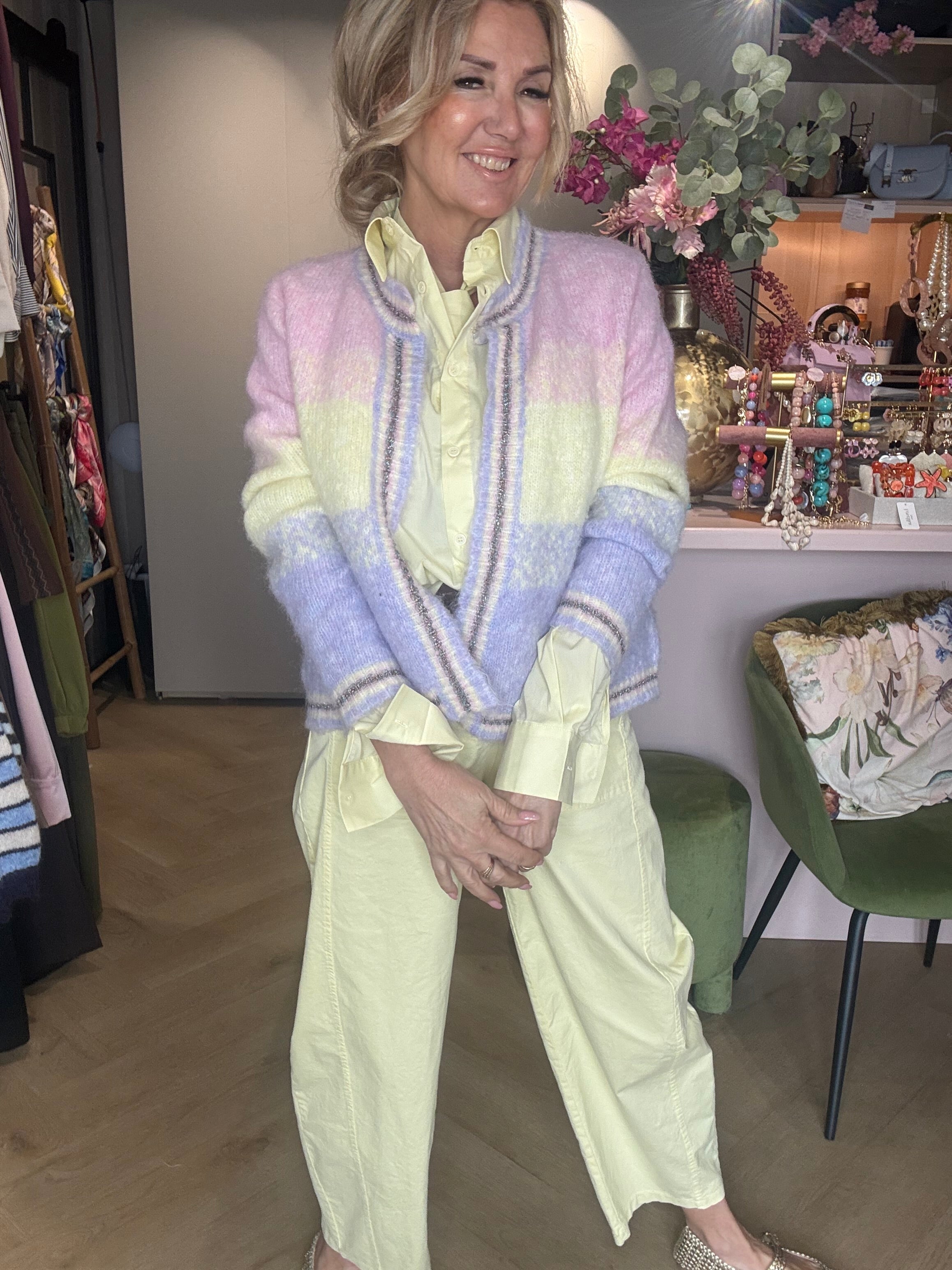 Vest Pastel Lilly Smørgul